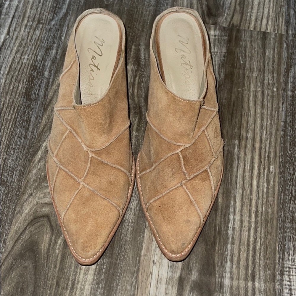 Matisse slip on chunk mules